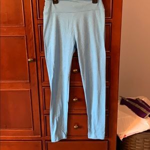 LULAROE Heathered blue leggings